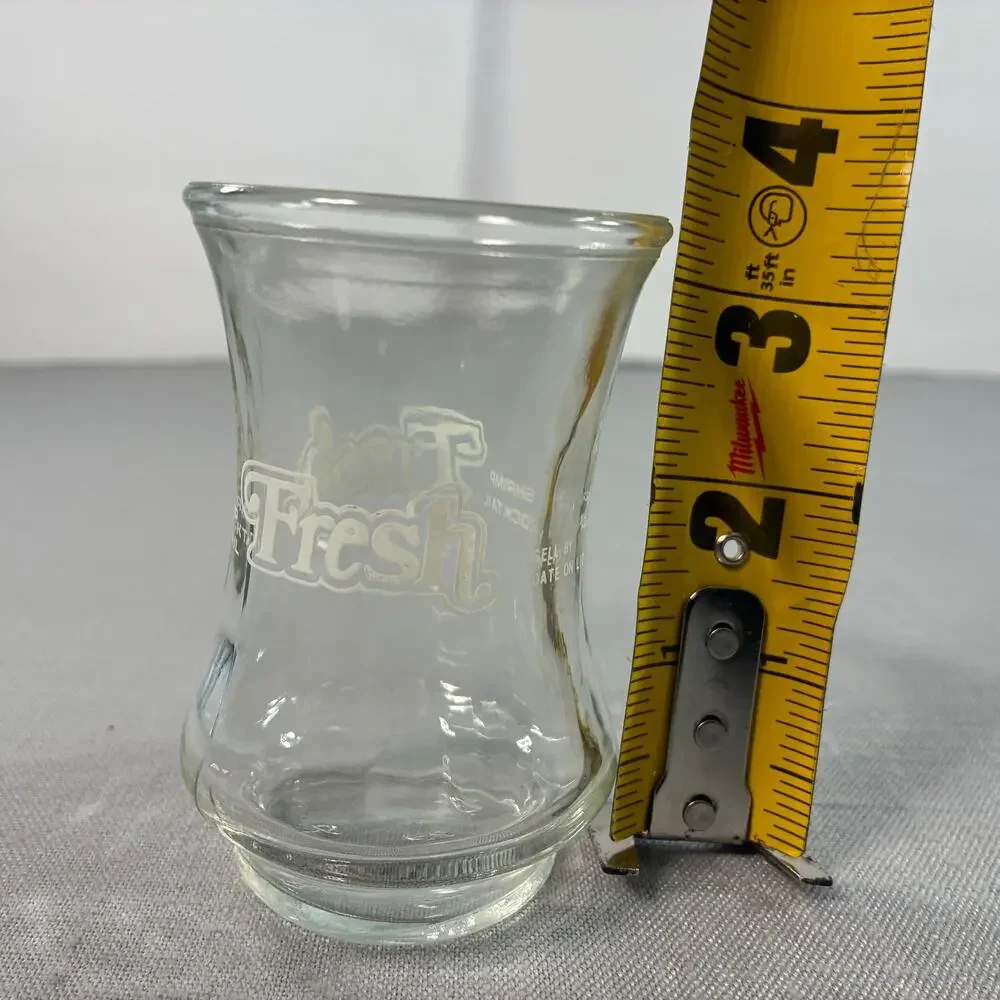 Vintage Fresh Shrimp Cocktail Sauce Glass Serving Cup Seafood Barware Decor